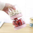 Conjunto 3 Potes Herméticos Empilháveis – 500ml, 1000ml e 1600ml