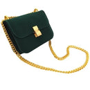 BOLSA FEMININA ITALIANA COM ALÇA DE CORRENTE – DESIGN MODERNO E MINIMALISTA