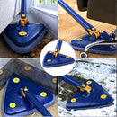 Kit Mop com 3 Panos Esfregão Triangular Giratório 360° – Limpeza Profunda com Facilidade e Agilidade!