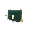 BOLSA FEMININA ITALIANA COM ALÇA DE CORRENTE – DESIGN MODERNO E MINIMALISTA