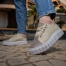 Tênis Feminino Casual com Glitter GuGi 605-GG – Brilho, Conforto e Estilo em Cada Passo