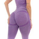 Kit Fitness 3 Peças: Top + Shorts + Calça Legging | Modelo Levanta Bumbum Roxo | Assunto Moda
