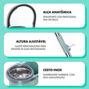🧼 Balde Mop Giratório 360° com Cesto Inox – Praticidade e Eficiência na Limpeza do Dia a Dia!